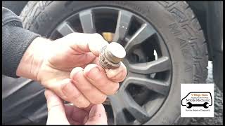 How To Remove Ford Ranger Locking Wheel Nut Using Dynomec XL Kit With Blade D