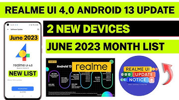 Realme June 2023 New Update List | Realme UI 4.0 New Update List | Android 13 Update List News