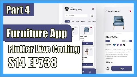 [Flutter] Flutter Live Coding EP738 (Furniture App Part 4)