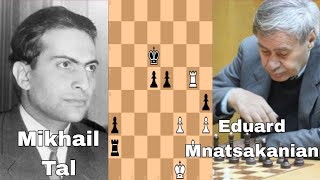 Eduard Mnatsakanian vs Mikhail Tal. 9th Soviet Team Championship Final-B (1963).