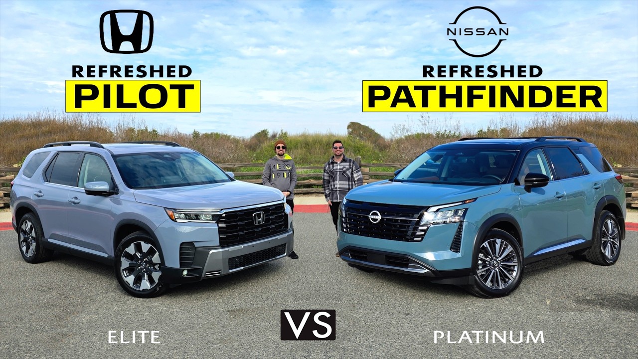 FAMILY SHOWDOWN! -- 2026 Honda Pilot vs. 2026 Nissan Pathfinder: Comparison