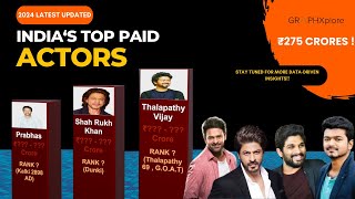 Top 10 Highest Paid Actors in India 2024 | Richest Bollywood Stars Ranked