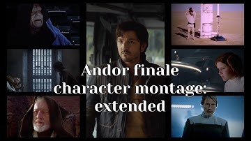 Andor finale character montage with legacy characters added (Jyn, Palpatine, Leia, Han, Luke) #andor