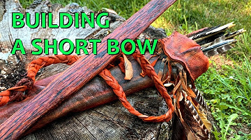 Building A Sinew Backed Hickory Short Bow