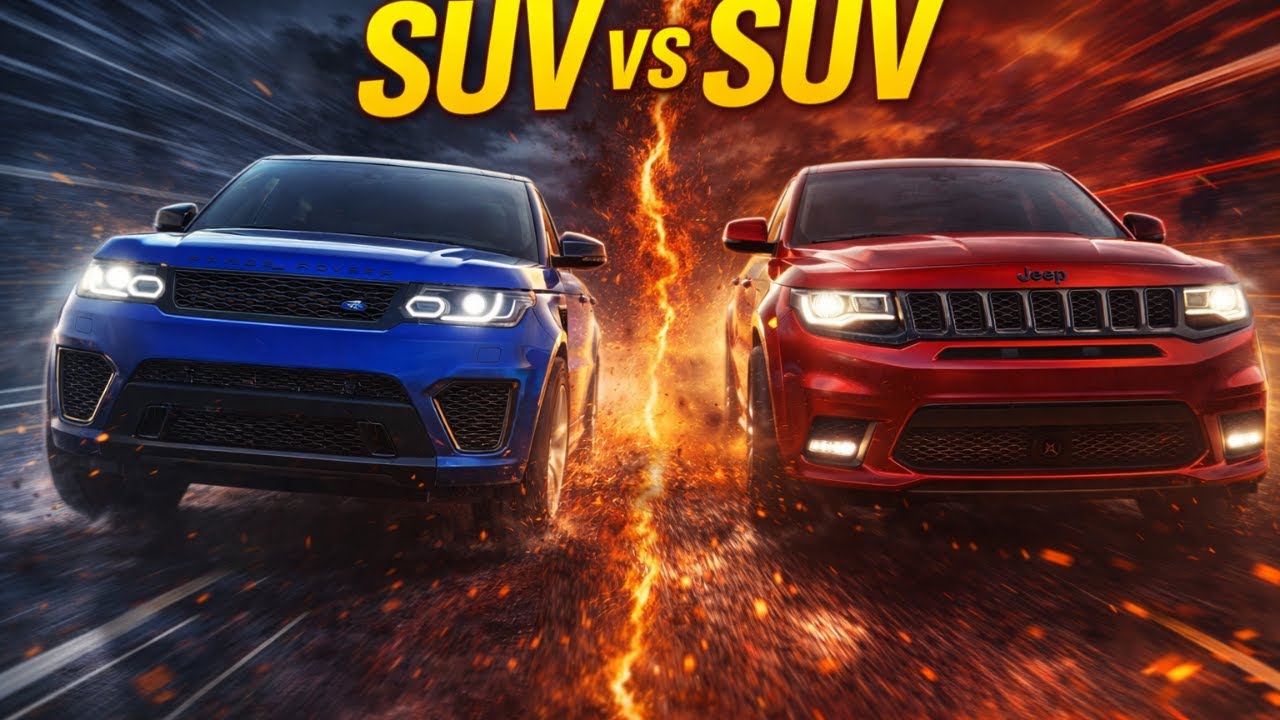 Range Rover SVR vs Jeep Trackhawk 🔥 | SUV Battle in Forza Horizon 4