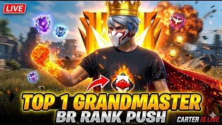🔴[LIVE] - New BR Rank Season grandmaster Top1 push 🔥🔥Free Fire live !! #Shortslive#freefirelive
