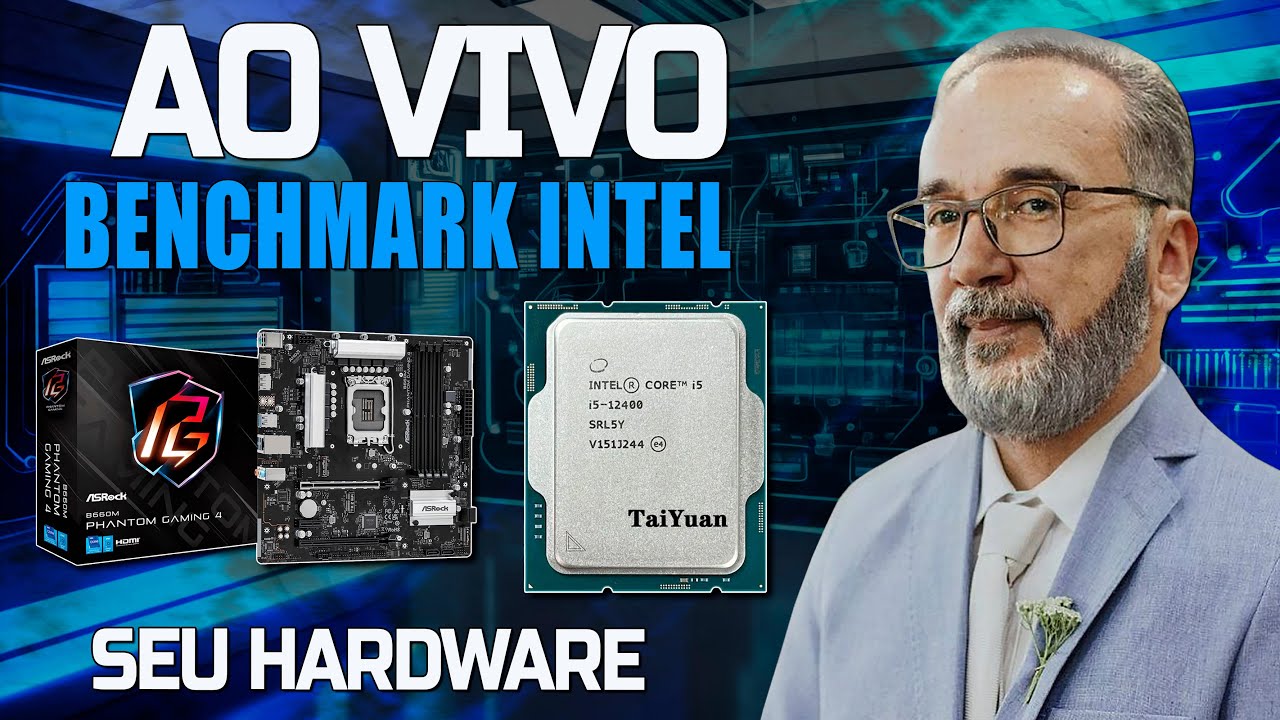 Seu Hardware AO VIVO: Testando INTEL parte 1: i5 12400! Vai bater