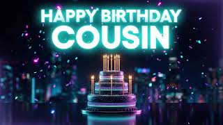 Happy Birthday Cousin Song 🎂 Upbeat Party Version! 🎷