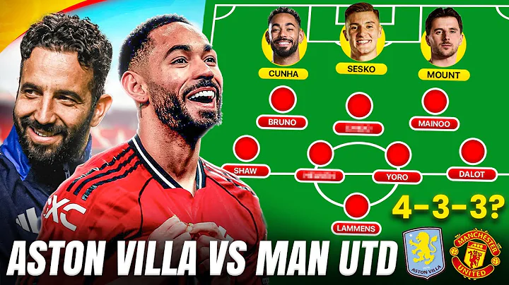 Mainoo, Cunha & Sesko START? Amorim's New Formation? | VILLA vs MAN UTD Starting XI Show