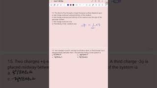 Important MCQs For Class 12th Physics #cbseboard #icse #neet #exam #shorts #shortvideo #shortsfeed
