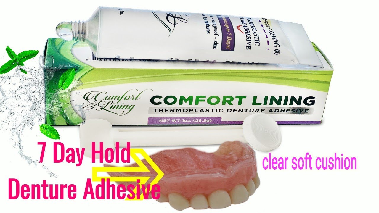 How Apply Comfort Lining Thermoplastic Denture Adhesive (New Video) 