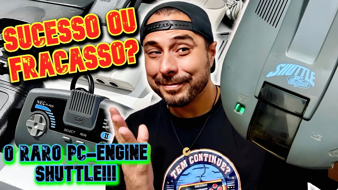 PC-ENGINE SHUTTLE: O Console RARO Que Quase Ninguém Te Mostra! Vale a Pena?