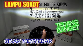 Hayo... Terang mana coba? Test dijalan. - cree bulat - DAYMAKER mini ivm iner variasi motor kudus