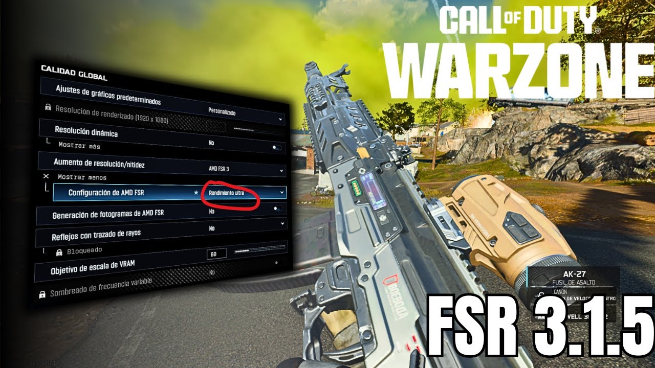 RX 7600 | COD:Warzone x Balck ops 7 - Test de rendimiento FSR 3.1.5 ¿Vale la pena?