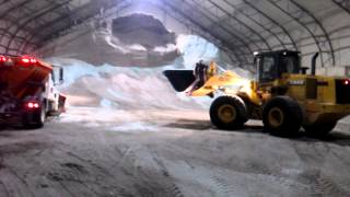 Rob filling his truck with the end loader