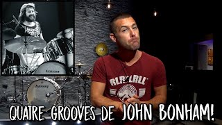 Cours de batterie : Quatre grooves de John Bonham !