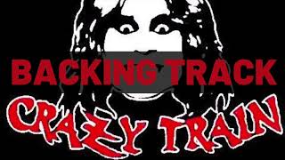 Video thumbnail of "Crazy Train (Ozzy Osbourne) - Guitar Solo BACKING TRACK"