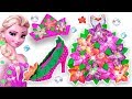 👗 Play Doh Making Sparkle Dress Shoes 👠 and Crown For Disney Princess Elsa