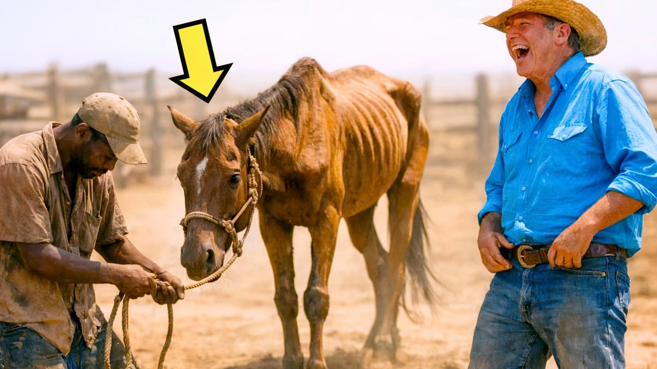 LE REGALARON UN CABALLO ENFERMO COMO BROMA… SIN IMAGINAR EL SECRETO ESCONDIDO