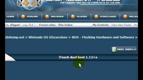 How to put M3 Sakura on iTouch DS