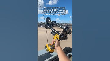 Why buy an expensive train horn kit when you can buy an Impact Train Horn for 1/4 of the price