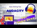 Audacity Tutorial for Voice Over (Beginner)