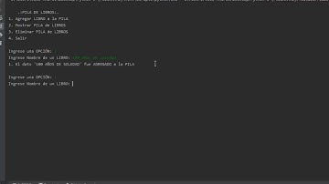 PILA | PROGRAMACIÓN EN Python 3.7.4