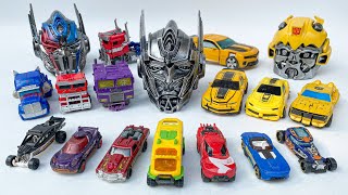 All Transformers Autobots Tobot Car: Leader OPTIMUS PRIME & BumbleBEE TOYS Comparison Transformation