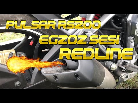 Bajaj Pulsar RS200 Egzoz Sesi | Pulsar RS200 Redline Sound | Exhaust Note