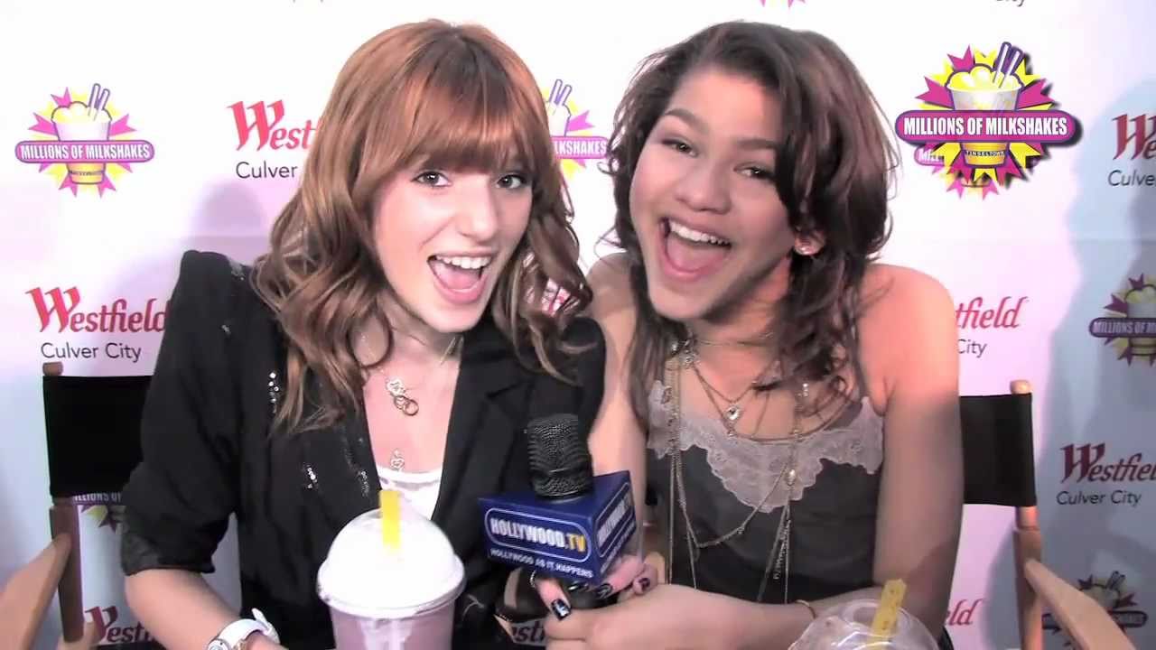 Shake It Up Zendaya and Bella Thorne at Millions of Milkshakes