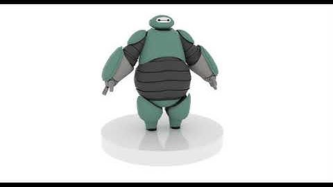 Baymax Big Hero 6 Chrarcter Modeling