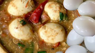 Egg With Axone Curry Recipe| Naga Kitchen