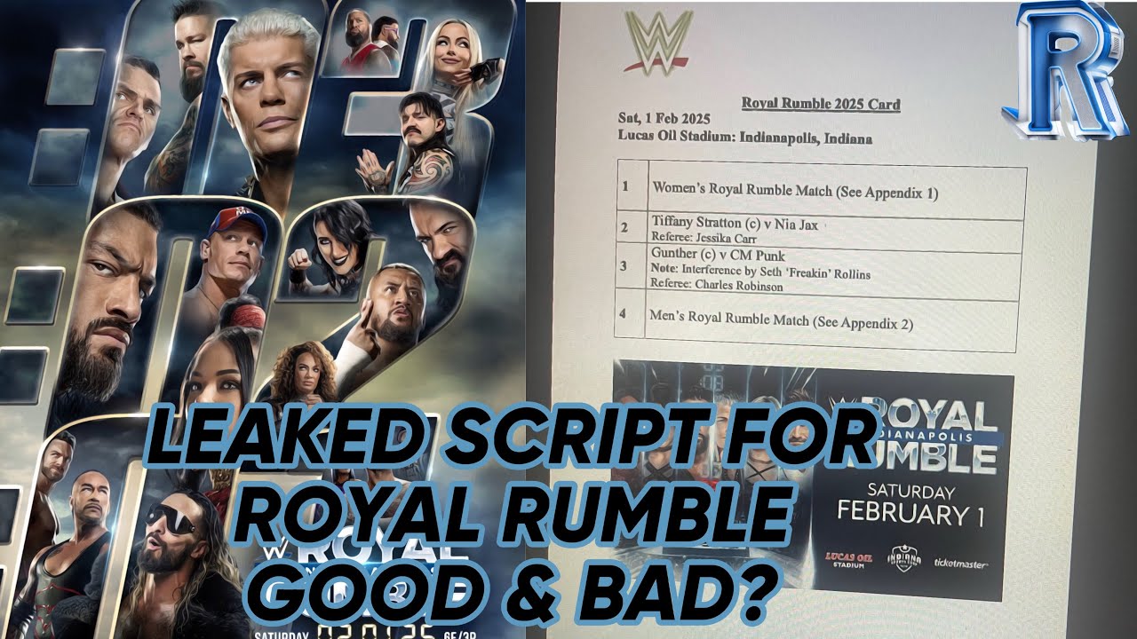 BAD NEWS Royal Rumble Leaked Script News - YouTube