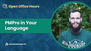 PMPro in Your Language