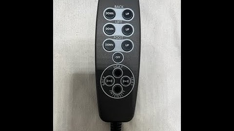 Catnapper Furniture - Lift Chair Replc/ Remote Hand Control w/ Power Headrest, Massage & Heat - 4892