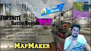 ¡Mi MAYOR LOCURA EN MAPMAKER! (FORTNITE BATTLE ROYALE) en TimeSplitters: Futuro Perfecto