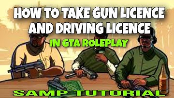 HOW TO TAKE GUN LICENCE AND DRIVING LICENCE IN GTA ROLEPLAY || Malayalam Android #erp #epicroleplay