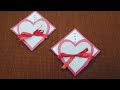 How to make heart shape greeting card | DIY Love card | by Shaizain