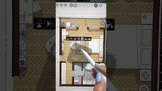 Sketchy Floor Plan Render with Morpholio Trace app on iPad Pro   Master bedroom Layout online video