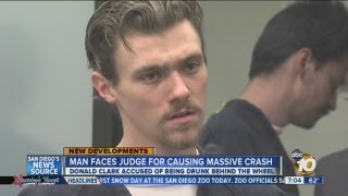 Man accused in crash on Interstate 805 pleads not guilty: Donald Clark faced judge Tuesday