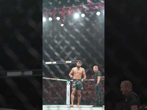 Farid Basharat gets the win ufc308