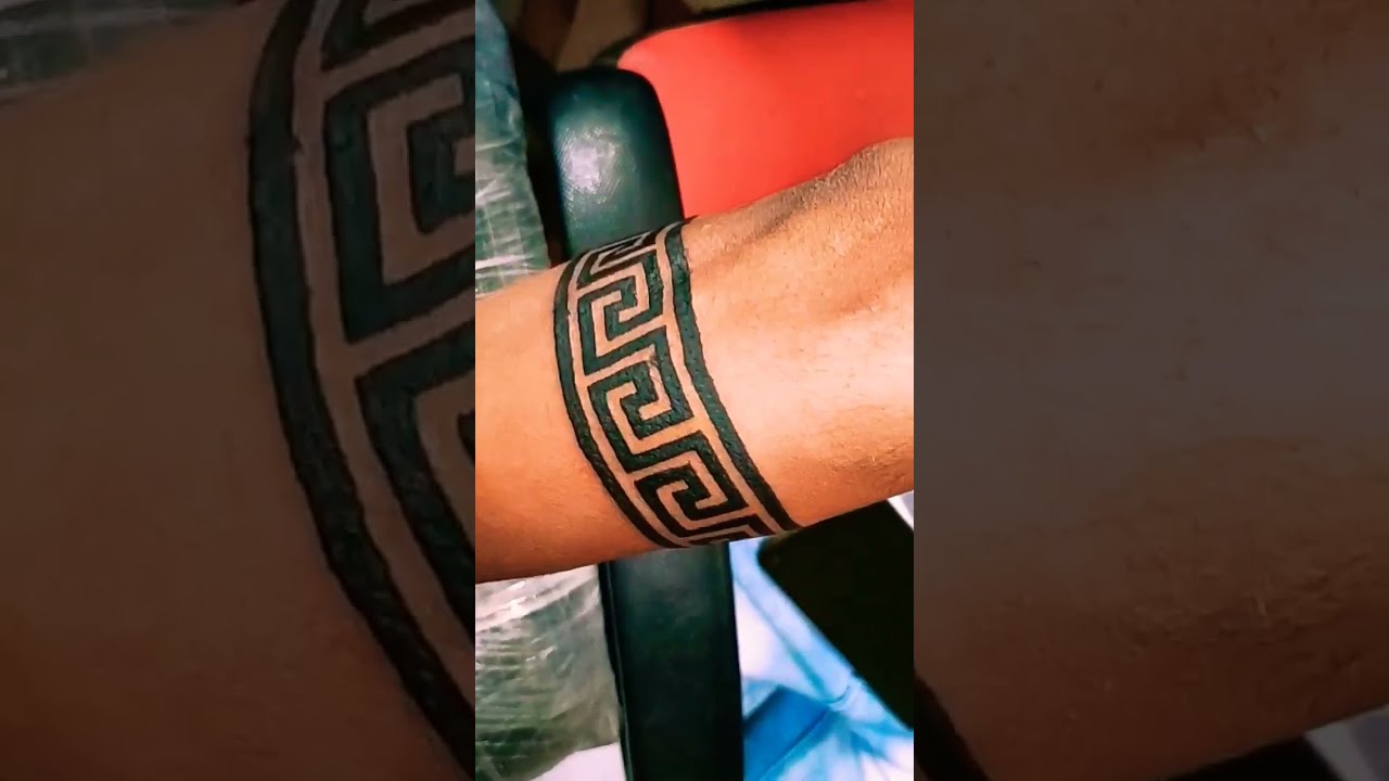 First tattoo. I'm Greek and want to start with a Greek arm band, eventually  a whole black and white sleeve. Thoughts? : r/tattooadvice