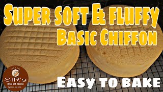 Soft and fluffy easy to bake CHIFFON cake