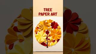 DIY Tree Paper Art 🌳✨ | Easy Paper Wall Decor | Handmade Paper Craft @VENTUNOART