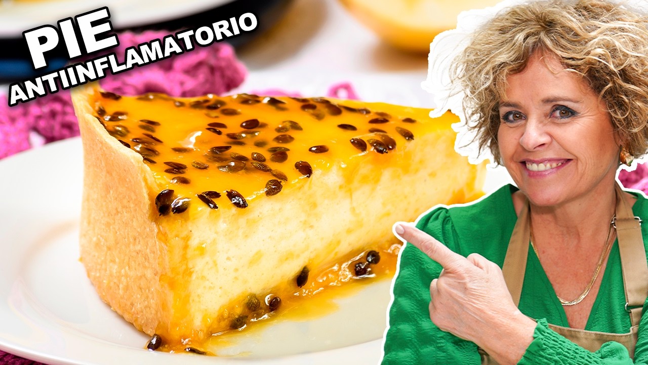 ¡Pie de maracuyá antiinflamatorio que te va a encantar!