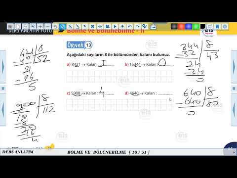 TYT Hazırlık Matematik  - Bölme Ve Bölünebilme 2 📣