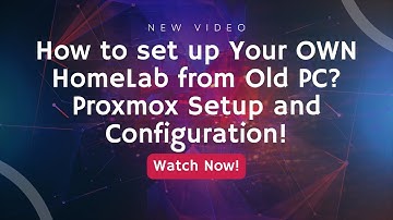 Proxmox Installation and Configuration for Beginners! *EP1*