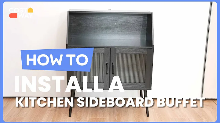 How to Install the Kitchen Sideboard Buffet  | JV10519 #costway #howto