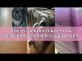 Review Samsonite Evolve SE Hardside Expandable Luggage with Double Spinner Wheels, Saphir Blue, 3PC
