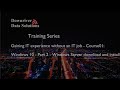 Gaining IT experience without an IT job - Windows 10 Lab setup - 02